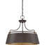 Lustre cylindrique unique à 4 lumières Natoli
