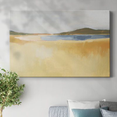 Ochre Seaside I-Gallery Wrapped Canvas