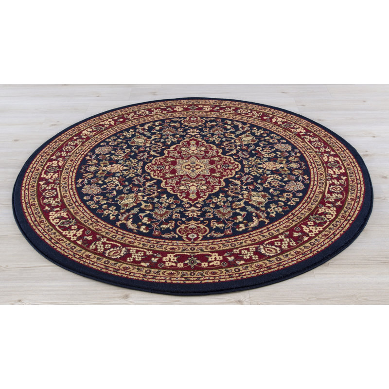 Edmont Oriental Indoor Rug, Round 5'3"