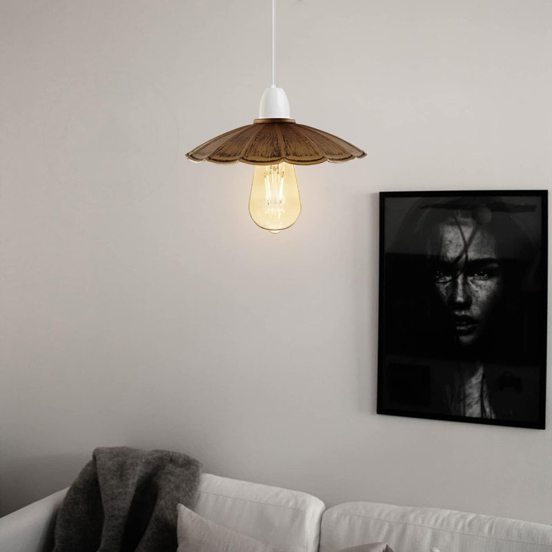 Remplacement de l'abat-jour industriel en métal pour luminaires de plafond, accessoire d'éclairage facile à installer