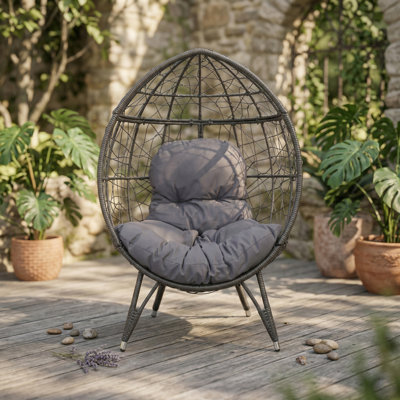 Teardrop-Shaped Chair