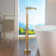 Lumen 1 Handle Floor Clawfoot Tub Faucet with Diverter