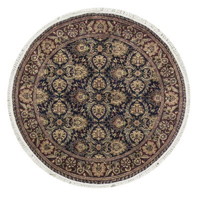 Manchuria One-of-a-Kind Round 4' X 4' Hand Knotted Area Rug