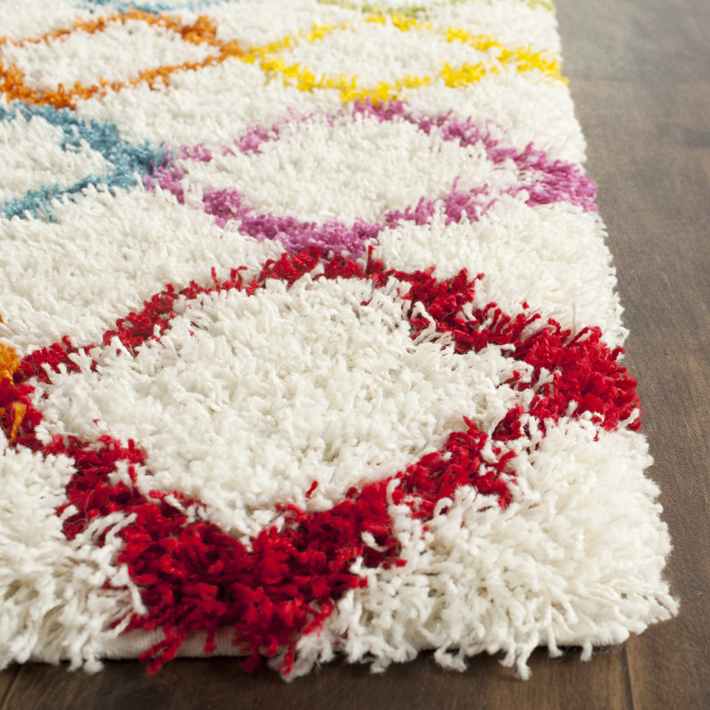 Sgk-Shag Kids Performance Geometric Rug, Square 6'7"