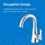 Robinet de salle de bain à poignée simple avec drain 50/50 Gerber Northerly-123191216