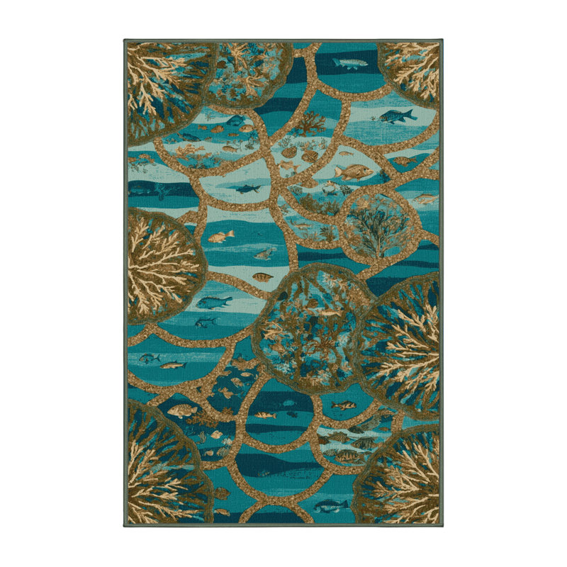 Tapis vert lavable à la machine, Rectangulaire 2 pi x 3 pi
