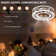 Caged Ceiling Fan With Lights Remote Control,Semi -Embedded Modern Ceiling Fans, 6 Speeds Reversible Blades, 4 Led Bulbs Include(White)