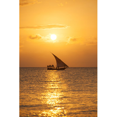 Zanzibar Sunset - Wrapped Canvas Print