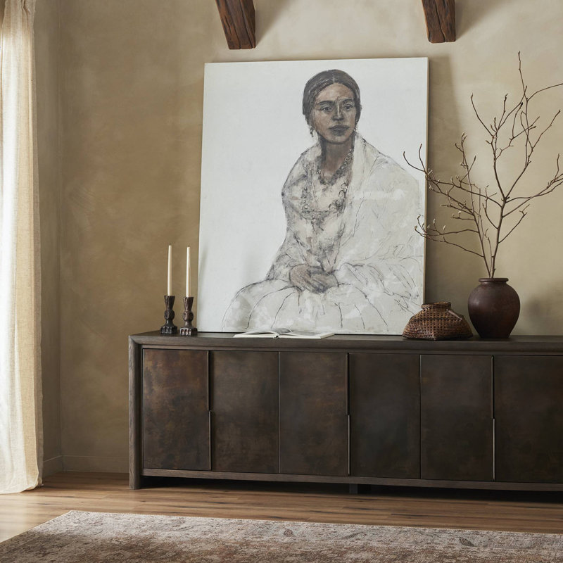 Espera by Paul Meyer, 48" H x 40.5" W, Maple Box