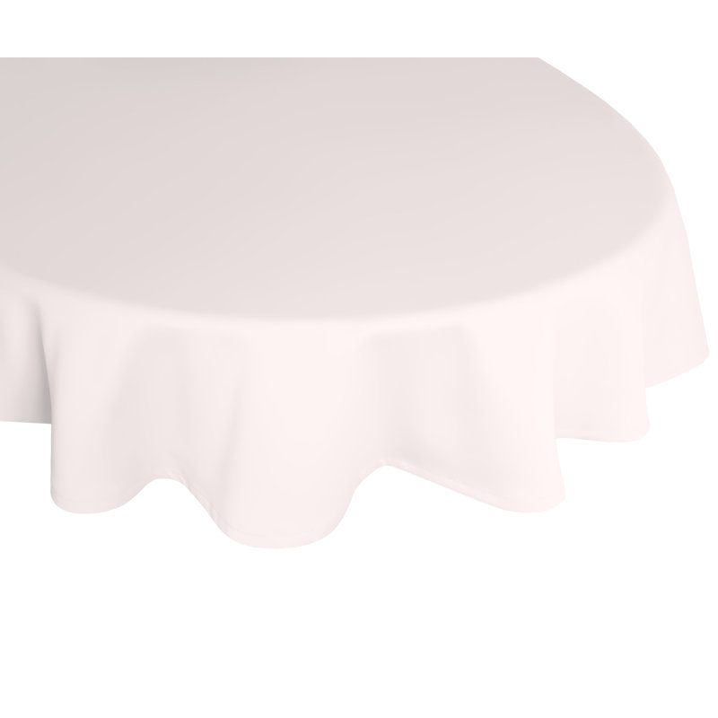 Garraway Tablecloth, White, 160cm W x 160cm L