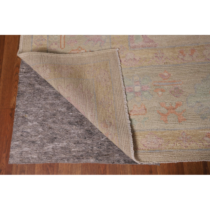 Vegetable Dye Oushak Turkish Area Rug 10