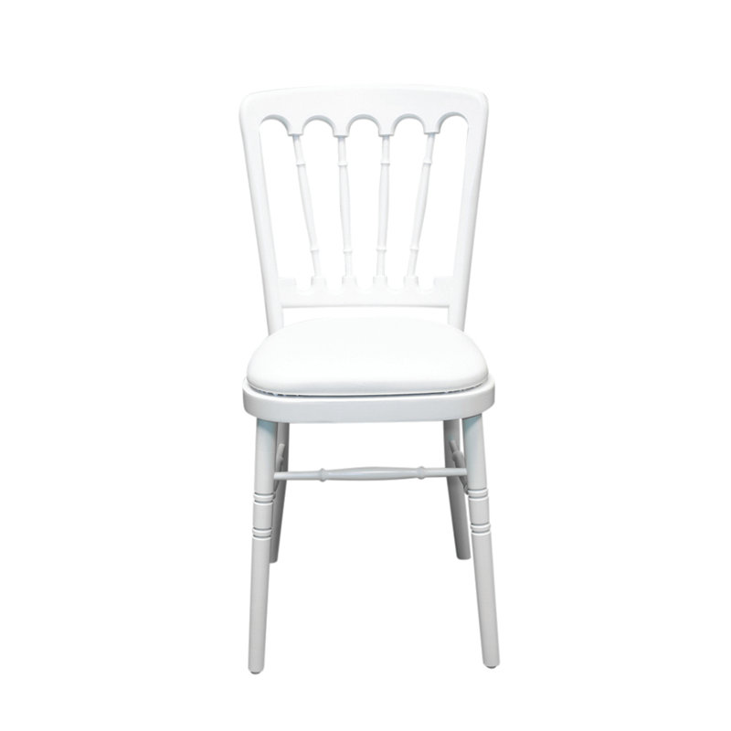 Arroyo 43cm H Upholstered Slat Back Stacking Side Chair