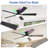 Cissline 52" Smart RGB Black Flush Mount Ceiling Fan with Light,Sleek and Futuristic, Remote & App Control, Modern Minimalist Design