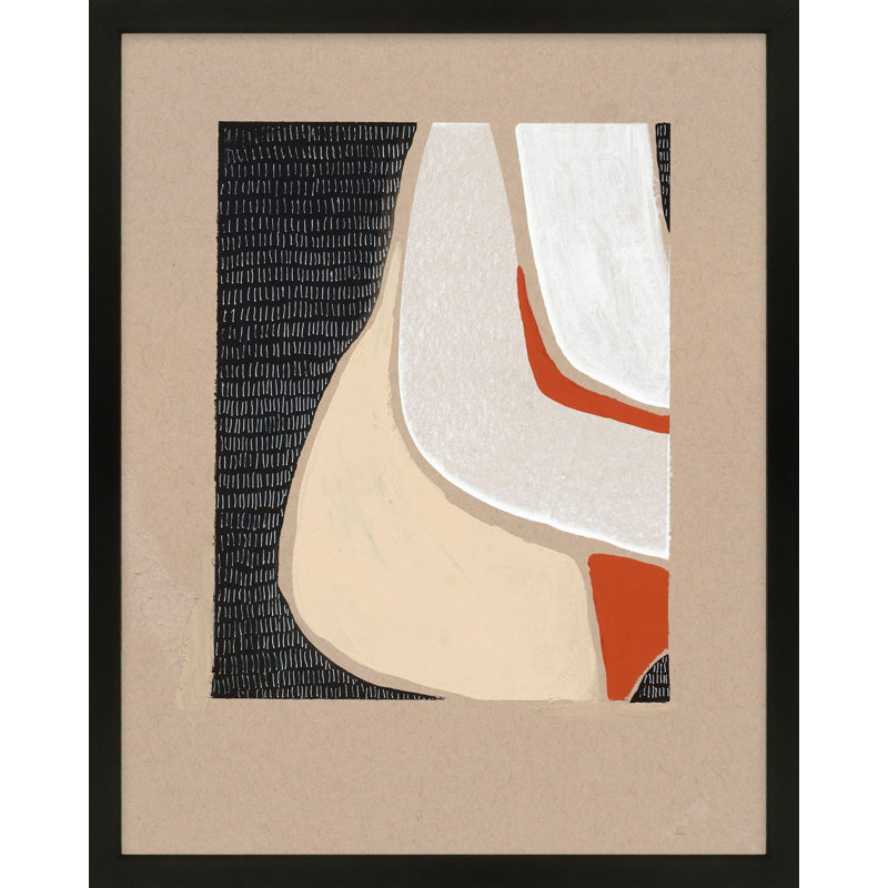 Distant View 3 By Andrea Stokes - Framed Wall Art, 50" H x 40" W, Black Framed