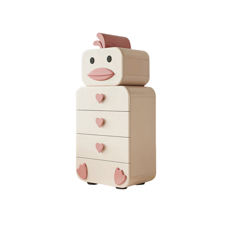 Commode d'appoint Modern Creative, Blanc cassé