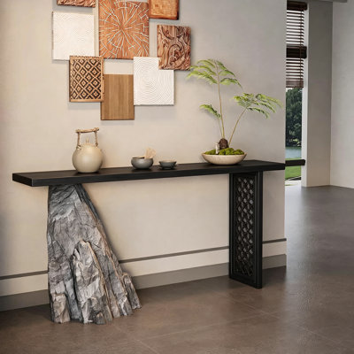 Chinese-style minimalist modern console table