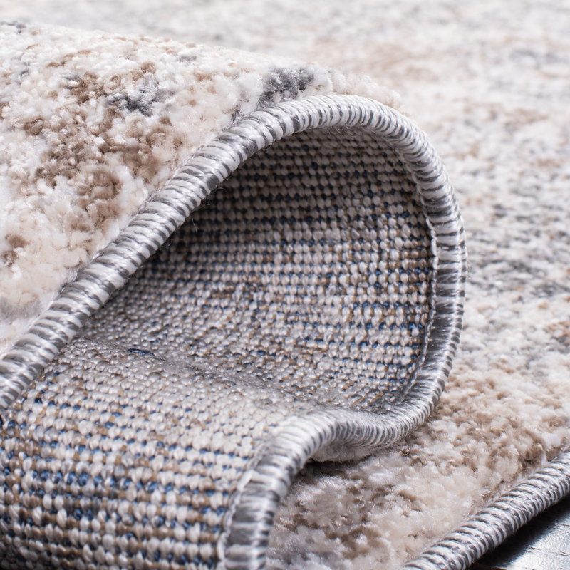 Tapis gris clair / gris Hassell, Rectangle 12 pi x 18 pi