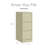 15'' Wide 3 -Drawer Steel File Cabinet-1975060411