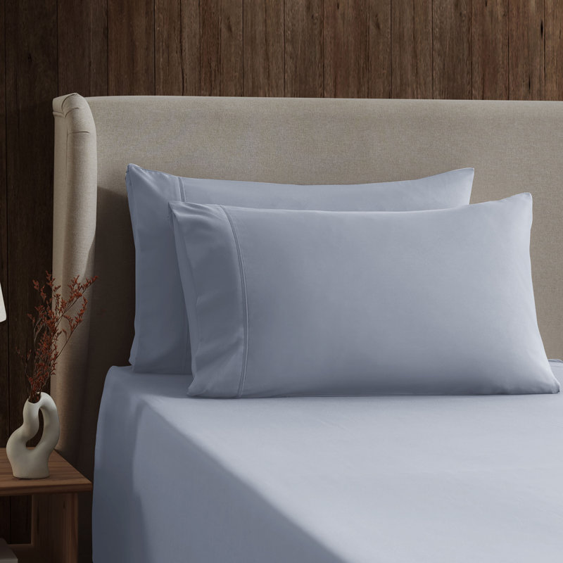 Ensemble de draps Luxury Collection Classic, Bleu sommet, Très grand séparé