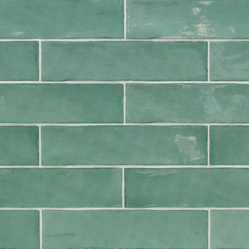 Lancaster 3x6 Polished Ceramic Subway Tile, Celery