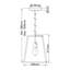 Poulan 1 - Light Bronze Geometric Pendant