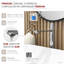Robinet de salle de bain élégant en chrome poli à poignée simple 11 po-124824916