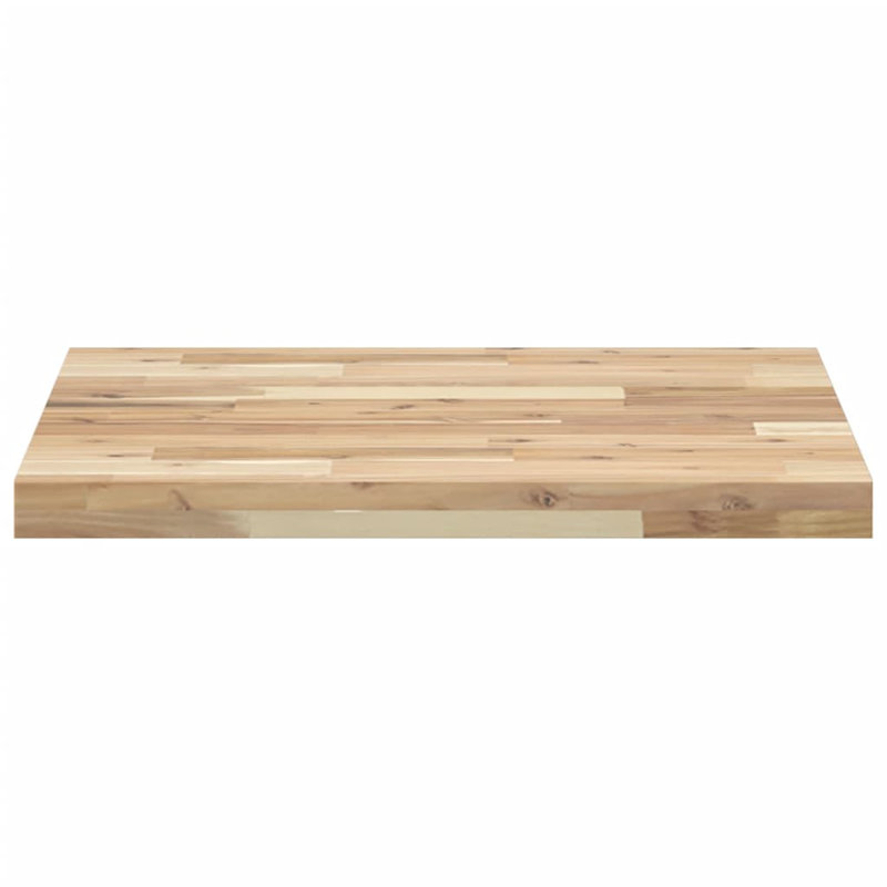 Jules Solid Wood Table Top, 4cm H x 60cm W x 60cm D