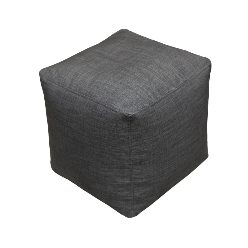 Repose-pieds carré Aveliss, gris