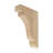 12 in x 2-1/2 in x 8 in Unfinished Medium Solid Traditional Plain Wood Bracket Corbel-51892127