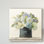 «Tulips in Hatbox Shiplap», reproduction de peinture acrylique sur toile tendue