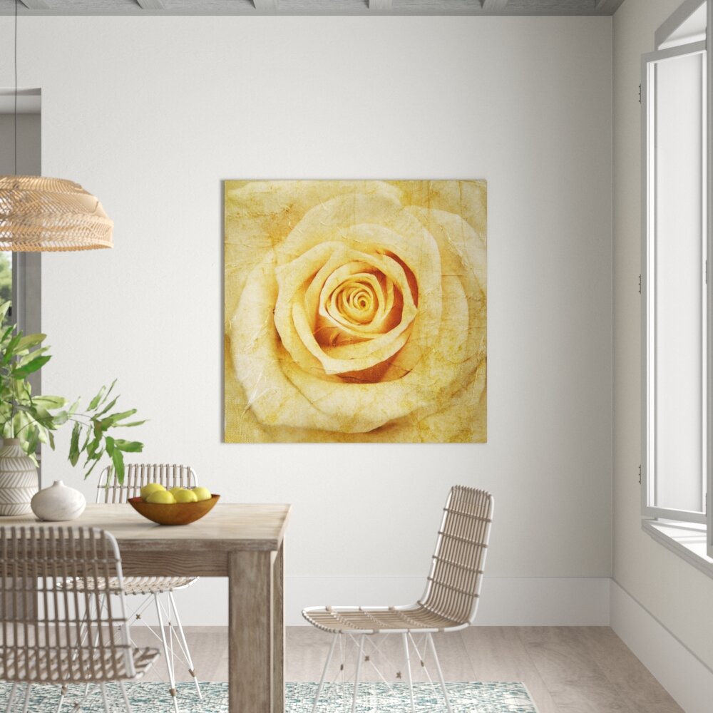 Leinwandbild Vintage Rose