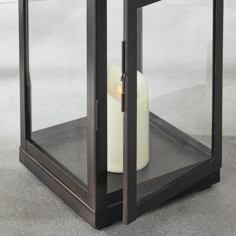 Idora Lantern, 26" H x 9.5" W x 9.5" D
