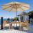 Leopold 52 Lb. Resin Free Standing Umbrella Base with Wheels-529029636