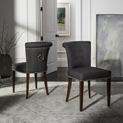 0'' H Upholstered Parsons Chair