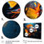 «Orange Pop Art Fish Marine Burst I», art mural poisson papillon-1284957946-1284957938