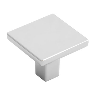 Skylight Collection Square Knob - 1-1/4" x 1-1/4 " Cabinet Knob - Contemporary Hardware for Drawers & Cabinets