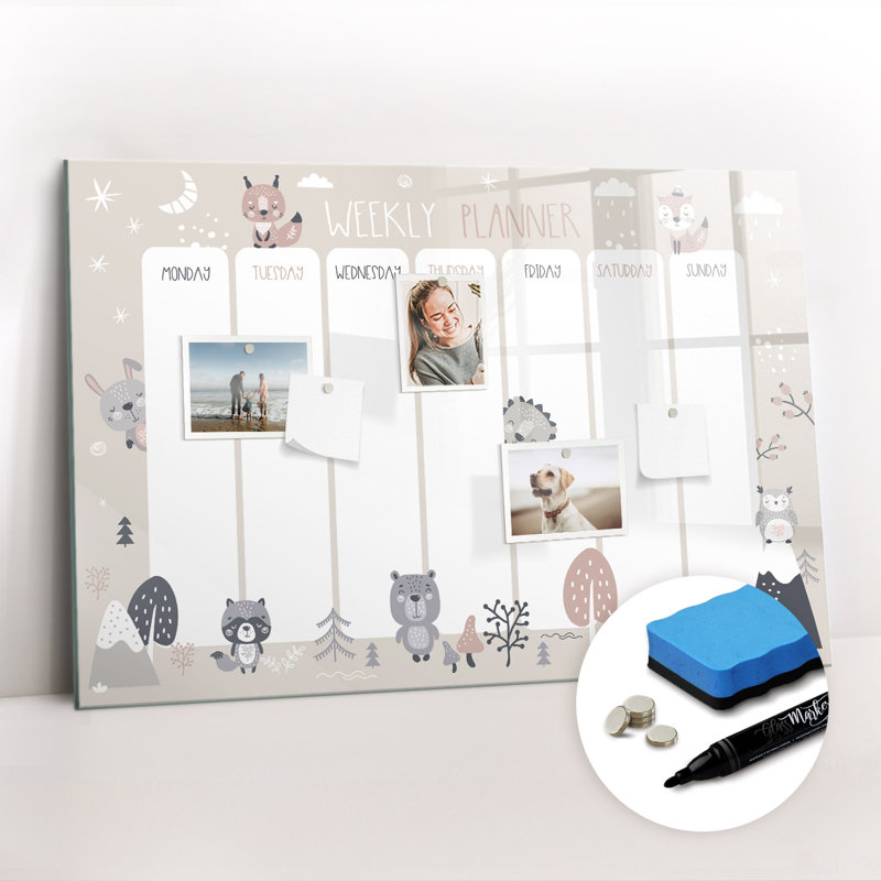 Magnetic Glass Dry Erase Board