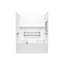 Forum Traverse 60" X 36" Above-Floor-Drain Vikrell Bath/Shower Withbackerboards, Grab Bars, And Seat, Right Drain
