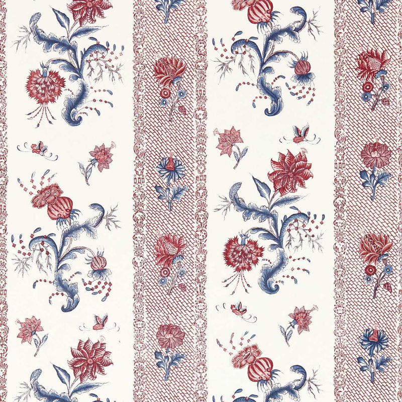 Papaver Stripe, Indigo/Madder