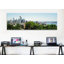 «Skyscrapers in a City Space Needle», Seattle, Washington State, USA par Panoramic Images - Reproduction giclée sur toile panoramique