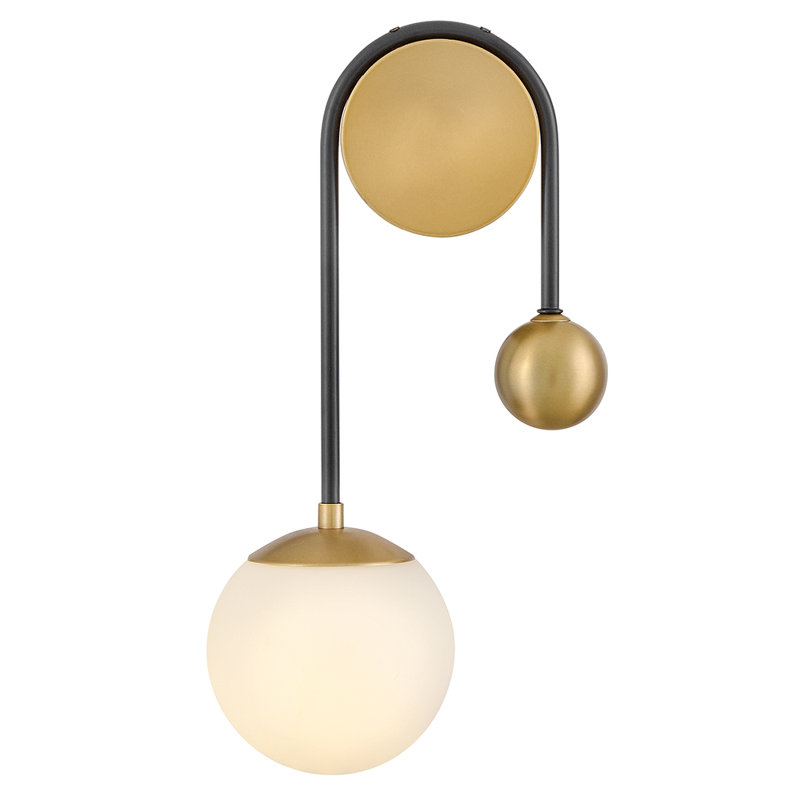  Auggie Medium Single Light Sconce, Gold