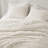 Avril Ivory Fluffy Ribbed Plush 3-Piece King/Cal King Comforter Set-101983311-101983313