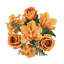 Bouquet de tiges de fleurs artificielles, orchidées et cymbidium-397640949