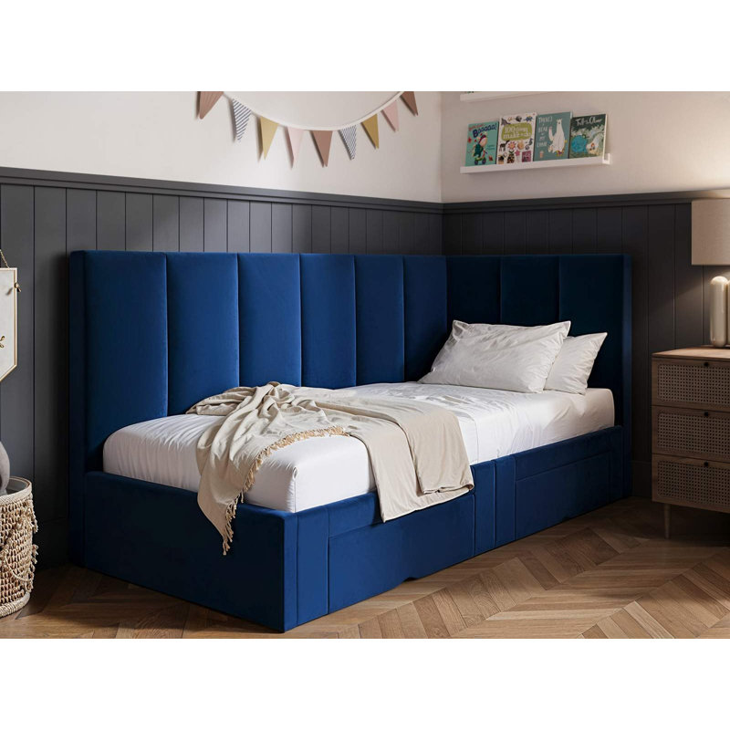 Upholstered Daybed, Navy
