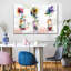 «Rustic Colorful Flowers», reproduction sur toile-318112236