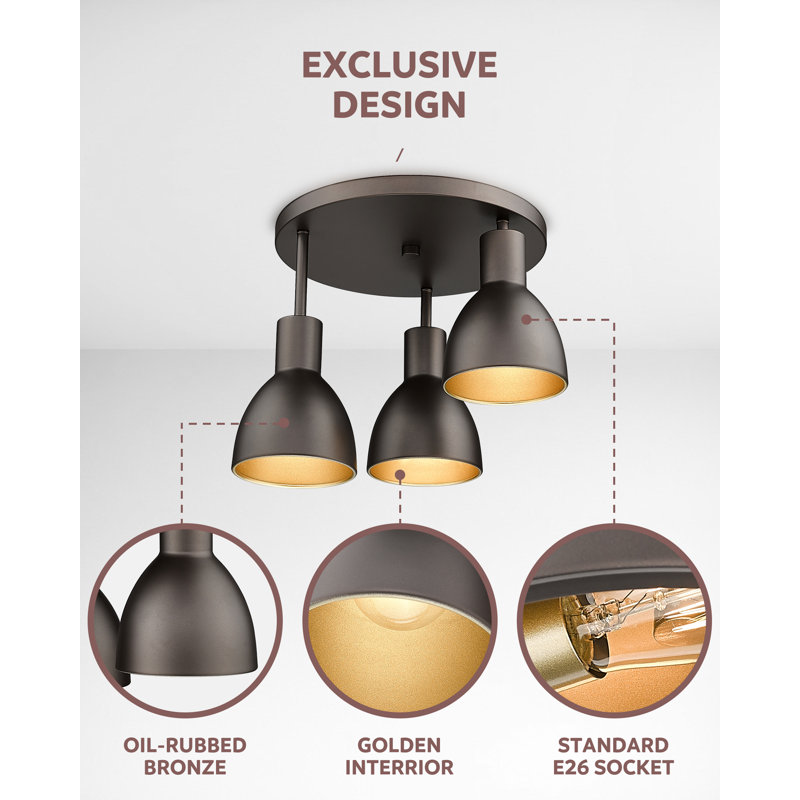 Ludvik Semi Flush Mount
