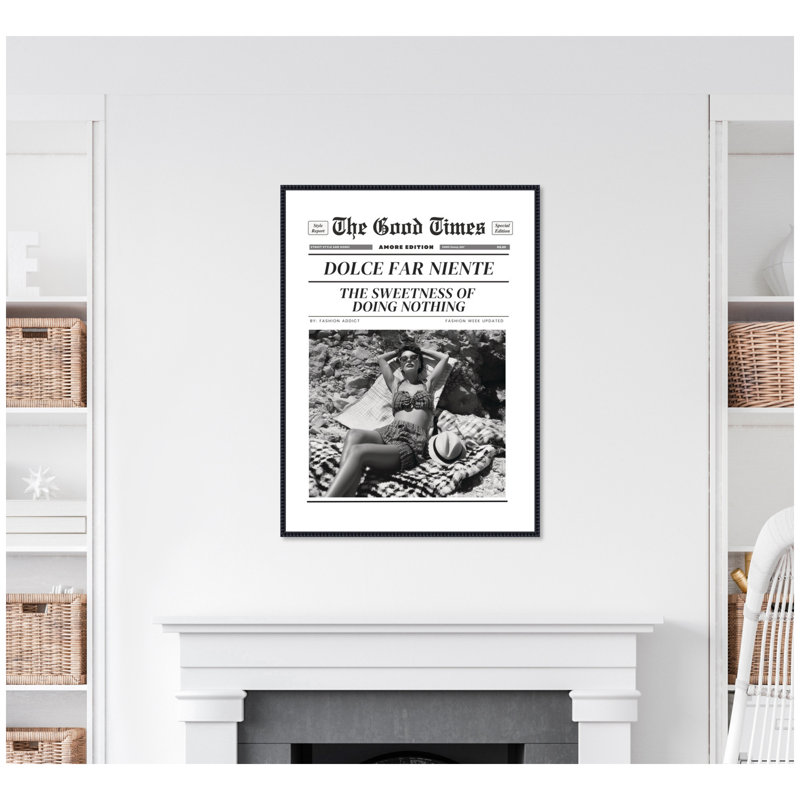 Reproduction d'art mural sur toile The Good Times par Dolce Far Niente par Honey Island Studio