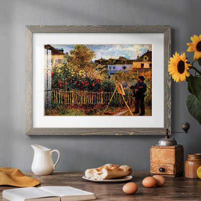Monet peignant dans son jardin à Argenteuil