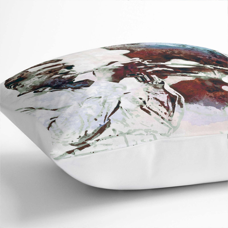 Square Cushion, 55cm H x 55cm W x 20cm D, White