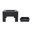 Square Polyresin Wood Burning Fire Pit
